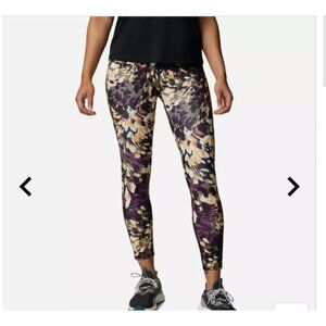 Women's Columbia Floral Lodge Print 7/8  Size M Compression Leggings Pants